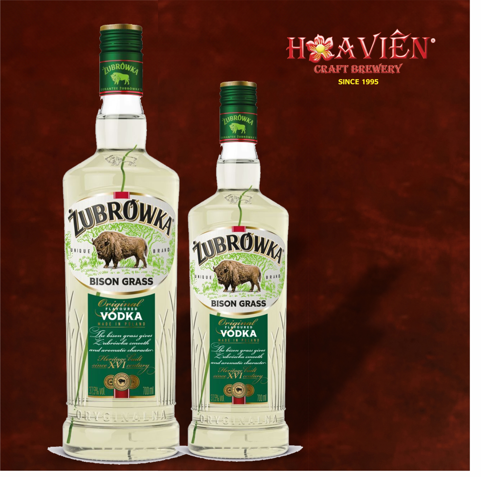 ZUBROWKA BISON GRASS VODKA 0.7L
